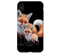 Volpe Madre e Cucciolo Natura Custodia per iPhone XS Max