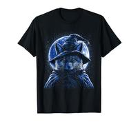 Volpe Mago Cappello Stregone Foresta Animale Divertente Halloween Maglietta