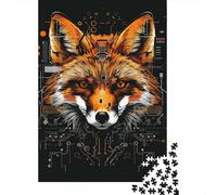 Volpe Meccanica Puzzle 1000 Pezzi Carta per Adulti Arte Circuito Gioco di Puzzle 1000 Pezzi Relax Famiglia 52x38cm/1000pcs