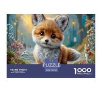 volpe Puzzle Impossibili 1000 Pezzi Vicolo del fiore autunnale Decorazione Per La Casa. Rilassamento E Intelligence Per Adulti E Ragazzi Da 14 Anni 70x50cm/1000pcs