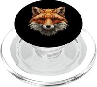 Volpe Ritratto - Geometrica Animal Art PopSockets PopGrip per MagSafe