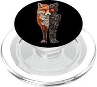 Volpe Robot Tech Cyborg Ai Volpes Robotic Fox Distopico PopSockets PopGrip per MagSafe
