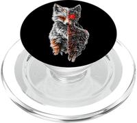 Volpe Robot Tech Cyborg Ai Volpes Robotic Fox Distopico PopSockets PopGrip per MagSafe