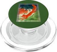 Volpe rossa che corre attraverso la foresta PopSockets PopGrip per MagSafe