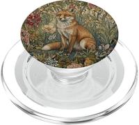 Volpe rossa in un vecchio stile inglese giardino vintage PopSockets PopGrip per MagSafe