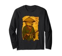 Volpe tibetana Samurai Daimyo Tradizionale Stile Giapponese Maglia a Manica