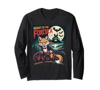 Volpe Vampiro Foxcula Halloween Maglia a Manica
