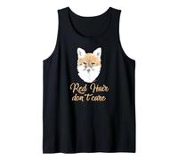 Volpe Vestito - Divertente Volpe Rosso Capelli Dont Care Message Canotta