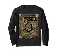 Volpe Volante Tarocchi Constellation Bat Gothic Maglia a Manica
