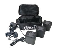 Volpi WBLIK03 - Kit 3 Batterie 21,6 V e Caricatore - Include Marsupio