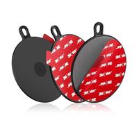 Volport 3M VHB Disco Adesivo per Cruscotto ed Parabrezza 95 mm, Base Autoadesiva Resistente alle Alte Temperature per Supporti a Ventosa, GPS, Dash Cam, Navigatori Satellitari e Telefono Auto, 3 Pezzi