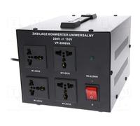 Convertitore di tensione 230V <-> 110V 2000VA SOFT-START