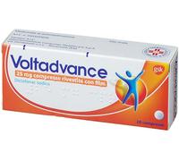 voltadvance Antinfiammatorio 25mg Diclofenac Dolore Cervicale Mal di Schiena Mal di Testa 20 Compresse Rivestite