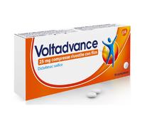 GLAXOSMITHKLINE C.HEALTH.Srl VOLTADVANCE 10 COMPRESSE RIVESTITE 25MG