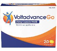 Voltadvance Go Antinfiammatorio Diclofenac Mal di Schiena Cervicale 20 Capsule Molli