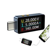 Voltage and Current Tester, USB Voltage Meter, High Precision USB Load Tester, USB Digital Tester, Portable USB Test Tool, Corrente Voltage Test, USB Tester for Home