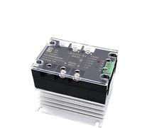 Voltage Regulator Relay with Heat Sink 220V 380V 10A 25A 40A Enhanced Single Phase Control Module AC Power Controller(25A,380V) Control Relays