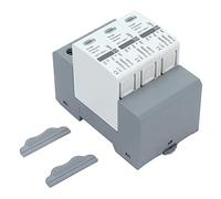 Voltage Spike Arrester Device 3P | 10-20KA Photovoltaic Electrical Protector for DC Current Systems | 1000VDC Spike Protector for Home/Solar Panels/Industrial Equipment