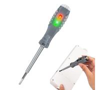 Voltage Tester Screwdriver - Electrical Detection Pen, Power Indicator Tool, Safety Test Driver | Bright LED Alert Display Design, Insulated Handle Shock Protection Build For Electricians Home Re
