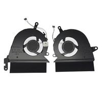 Voltaguru CPU+GPU fan set for HP Spectre x360 Convertible 15-DF (Core i7-8565U only), models L41482-001, L41483-001, L38106-001, L38107-001, ND75C23-18C11, ND75C23-18C12