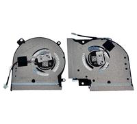 VoltaGuru Ventola di Raffreddamento CPU + GPU SET compatibile per Asus ROG Strix Hero II GL504GM, GL504GV, ROG SCAR II GL504GS, G515GW, NP: DFSCK221051820 FK7T, DFSCK221151810 FK7U, 13NR00L0P12011