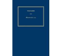 Voltaire Œuvres complètes de Voltaire (Complete Works of Volt (Copertina rigida)