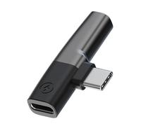 VoltCozy Adattatore USB C a Jack 3,5 mm, adattatore USB c Jack Audio HiFi con jack per cuffie da 3,5 mm + porta di ricarica, compatibile con i Phone 16 15 Pro Max, Galaxy, Hua Wei, Musica e AP pel