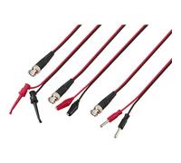VOLTCRAFT 108536 Kit cavi di misurazione BNC 0.80 m Nero, Rosso 1 KIT
