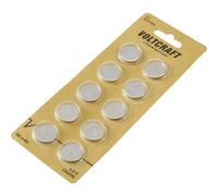 VOLTCRAFT Batteria a bottone CR 2016 3 V 10 pz. 80 mAh Litio VC-12209095