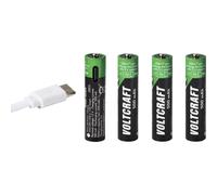 VOLTCRAFT Batteria ricaricabile Ministilo (AAA) Li-Ion 500 mAh 1.5 V 4 pz.