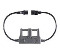 VOLTCRAFT CAA-1L 10 adattatori di misurazione per apparecchi a freddo C14 - presa C13 grigio scuro