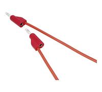 VOLTCRAFT Cavo di misurazione [spina da 4 mm - spina da 4 mm] 1,00 m rosso 1 pezzo
