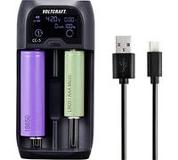 VOLTCRAFT CC-3 Caricabatterie universale NiMH, NiCd, LiIon, LiFePO Mini (AAAA), Ministilo (AAA), Stilo (AA), 1/2 Torcia