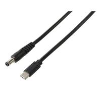 Voltcraft Convertitore di tensione USB, spina cava, 5,5 x 2,1 mm, nero, convertitore DC/DC, con adattatore DC