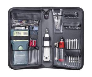 VOLTCRAFT CT-5 Tester cavi Adatto per RJ-45, BNC, RJ-11, IEE 1394, USB