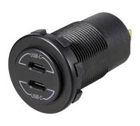 VOLTCRAFT PRESA DOPPIA USB-C ® 9V-30V-60W Portata massima corrente=3 A 12 - 24 V/DC