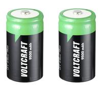VOLTCRAFT Endurance Batteria ricaricabile Torcia (D) NiMH 9500 mAh 1.2 V 2 pz.