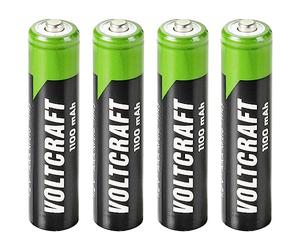 VOLTCRAFT HR03 SE Micro (AAA) Batteria NiMH 1100 mAh, 1,2 V, 4 pezzi.
