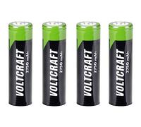 VOLTCRAFT HR06 SE Mignon (AA), batteria NiMH 2750 mAh, 1,2 V, 4 pezzi.