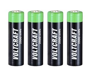 VOLTCRAFT HR6 Batteria ricaricabile Stilo (AA) NiZn 2500 MWh/1500 mAh,1.6 V,4 pz.