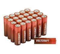 VOLTCRAFT Industrial LR6 Batteria Stilo (AA) Alcalina/manganese 3000 mAh 1.5 V 24 pz.