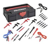 VOLTCRAFT Industrie,KIT puntali Coccodrillo di sicurezza, ganci, morsetti, aghi