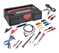 VOLTCRAFT Labor KIT puntali Aghi di misura, coccodrillo, clip, pinzette,