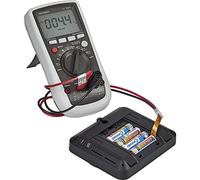 VOLTCRAFT MB-702 - Adattatore di misurazione batteria dritto, colore nero, rosso