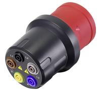 VMA 3L 32 ADATTATORE PER MISURAZIONI SPINA CEE A 5 POLI PRESA 4 MM GRIGIO