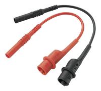 Voltcraft Kit puntali di sicurezza MS-10-BK Spina a banana 4 mm, morsetto a coccodrillo
