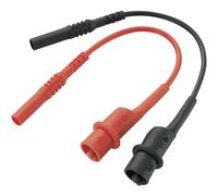 VOLTCRAFT MS-10-BK KIT puntali di sicurezza Spina a banana 4 mm Morsetto a coc