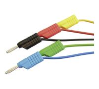 VOLTCRAFT MS 4100S KIT puntali Spina a banana 4 mm Spina a banana 4 mm 1.00 m Rosso, Nero, Blu, Verde, Giallo 1 pz.