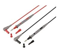 VOLTCRAFT MS-4P KIT puntali di sicurezza 1.20 m Nero, Rosso
