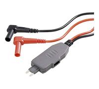 VOLTCRAFT MS-4S Adattatore per misurazioni Spina con fusibile piatto mini - Spina a banana 4 mm Nero, Rosso